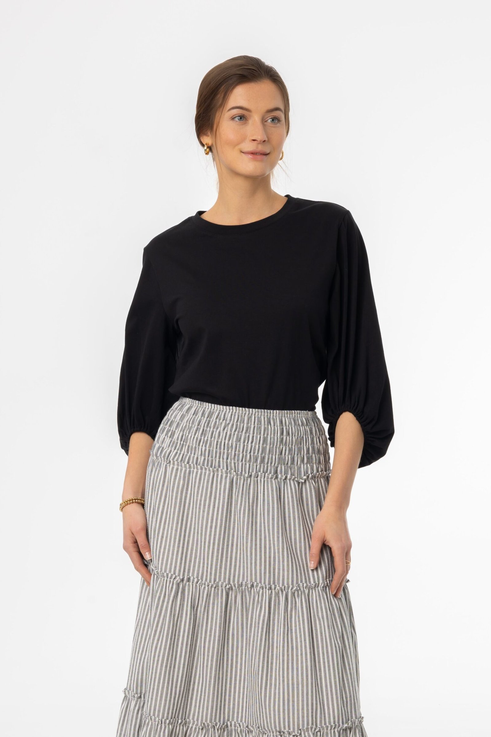 BlackGatheredSleeveT-Shirt-2.jpg