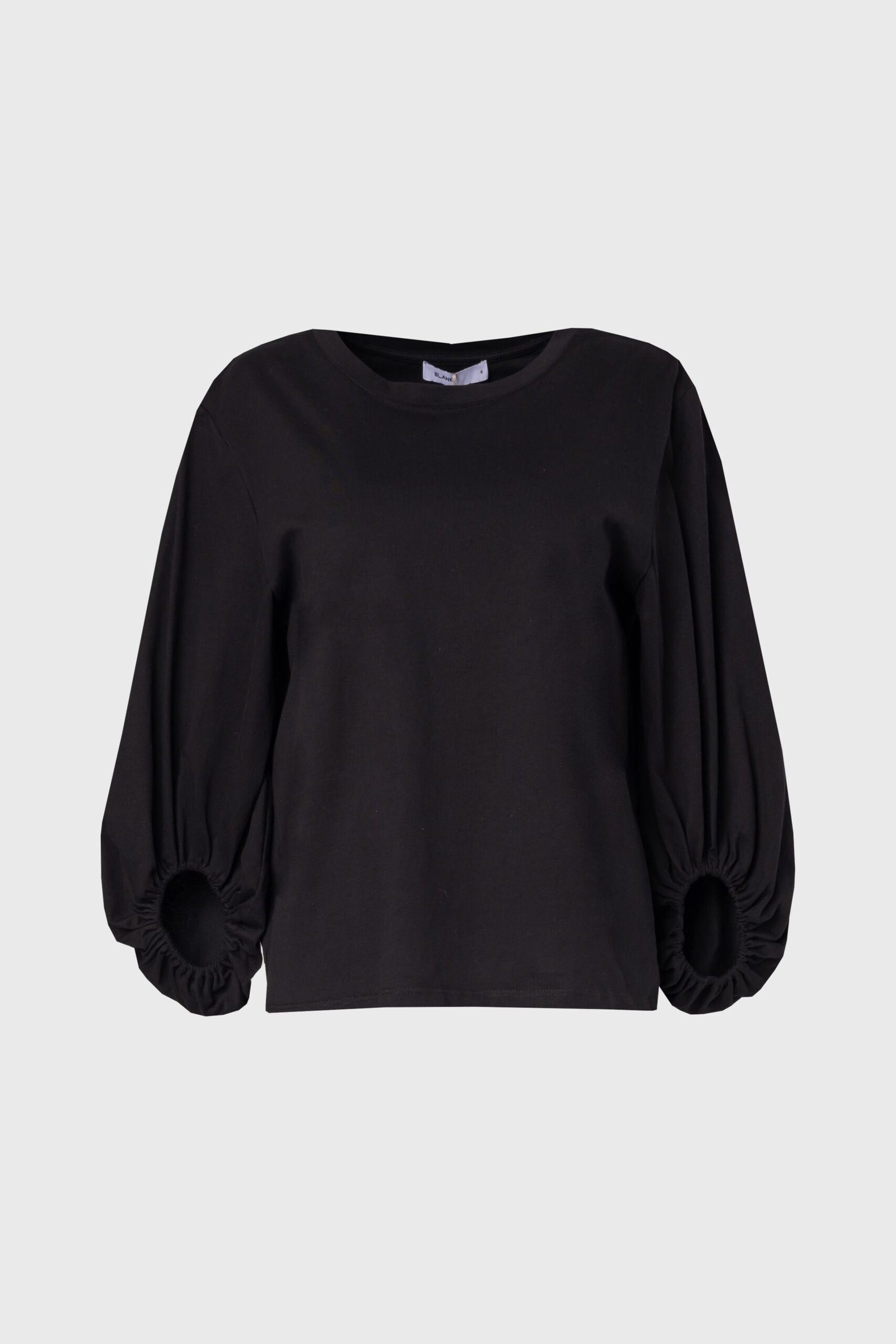 BlackGatheredSleeveT-Shirt.jpg